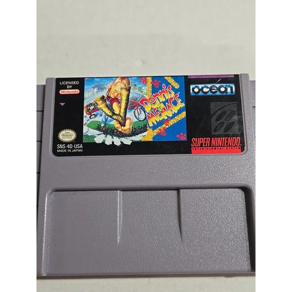 Dennis the Menace Super Nintendo SNES Cartridge Only Tested Video